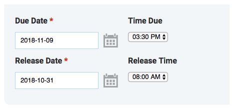 release date picker