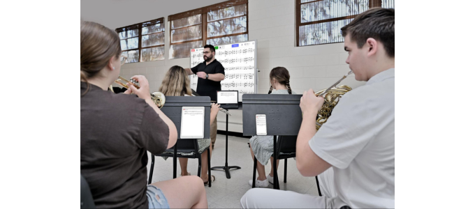 students sight reading